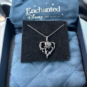 Enchanted Disney heart rose Malifecent